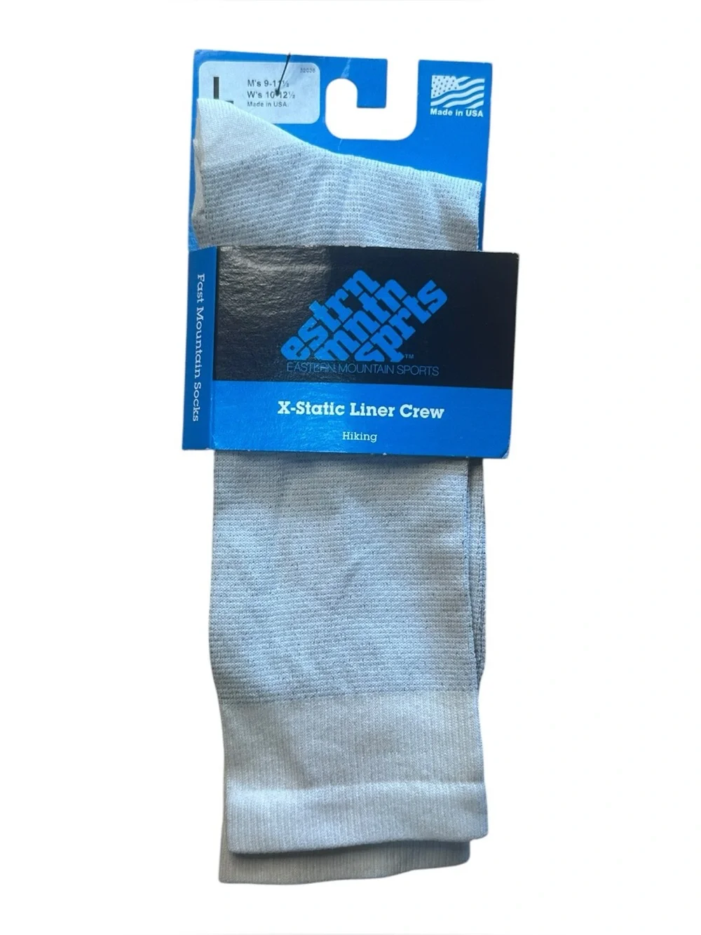 Eastern Mountain Sports X-Static Liner Crew Socks - Light Gray
